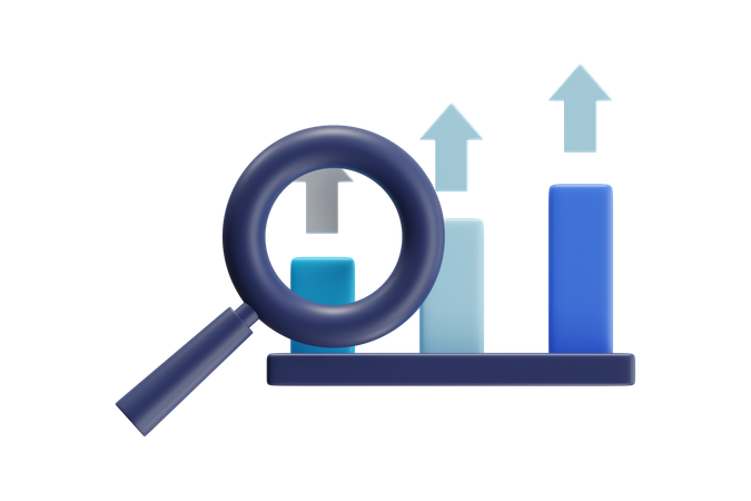 Analytische Grafik  3D Icon