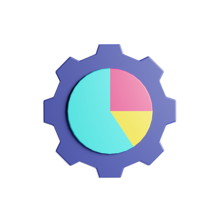Analytisches Management  3D Icon