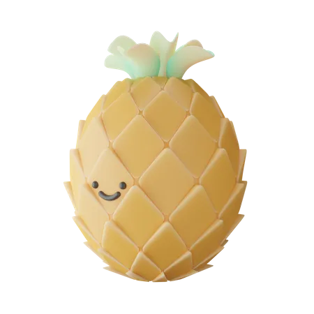 Ananas  3D Illustration