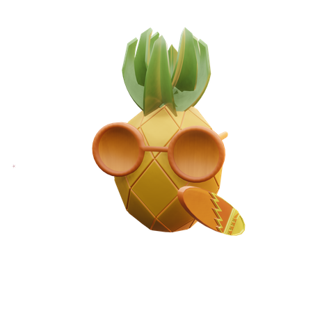 Ananas  3D Icon