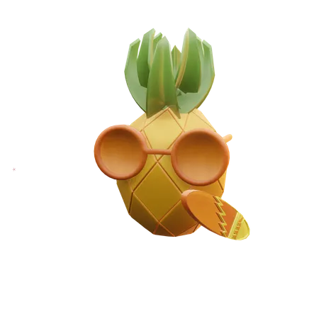 Ananas  3D Icon