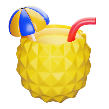 Ananassaft  3D Icon