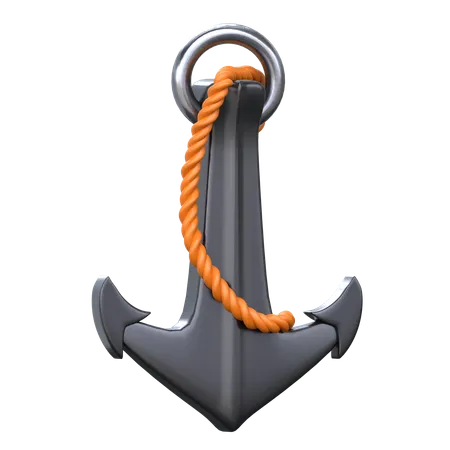 Anchor 3 D Sailing Icon 3D Icon