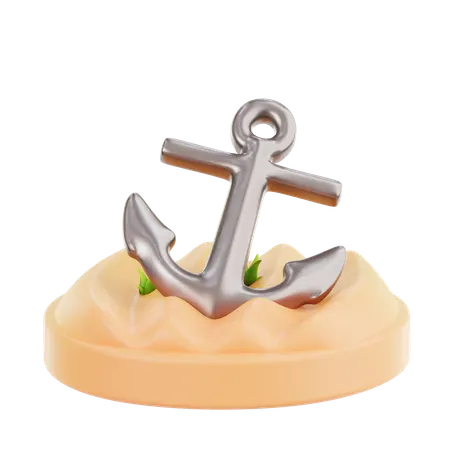 Anchor  3D Icon