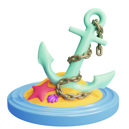 Anchor  3D Icon