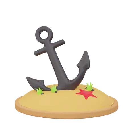 Anchor  3D Icon