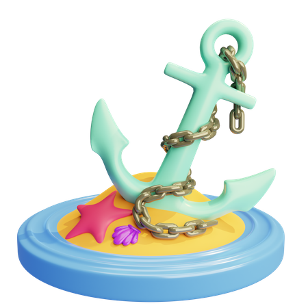 Anchor  3D Icon