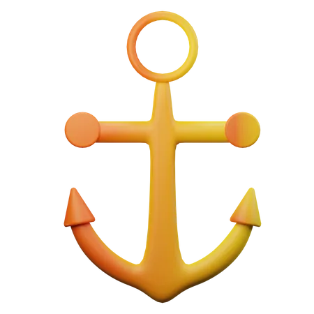 Anchor  3D Illustration