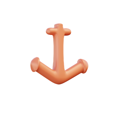 Anchor 3D Illustration