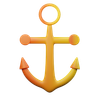 anchor 3d illustration