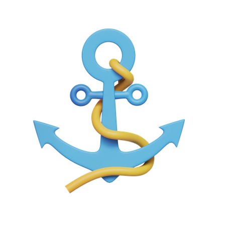 Anchor 3D Icon