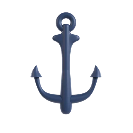 Anchor 3 D Illustration Rendering 3D Icon