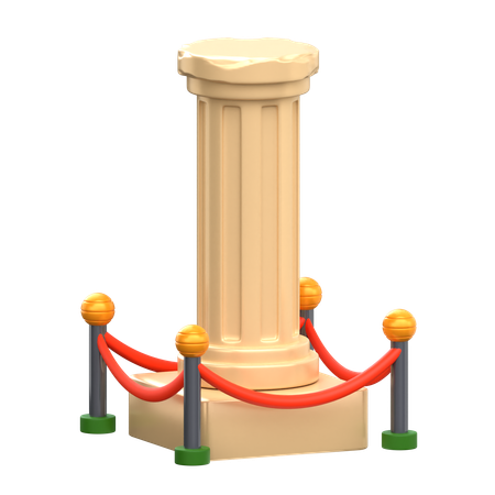 Ancien pilier  3D Icon
