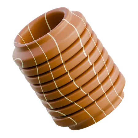 Ancient Clay Pot  3D Icon