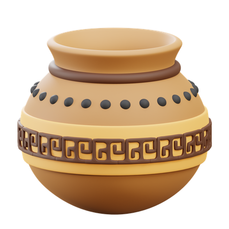 古代の水差し  3D Icon