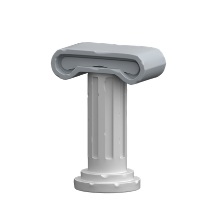 古代の柱  3D Icon