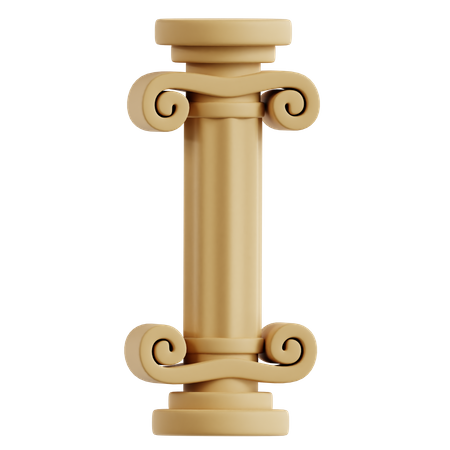 Ancient Pillar  3D Icon