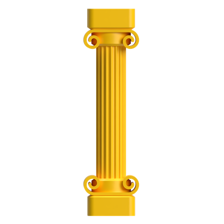 Ancient Pillar  3D Icon