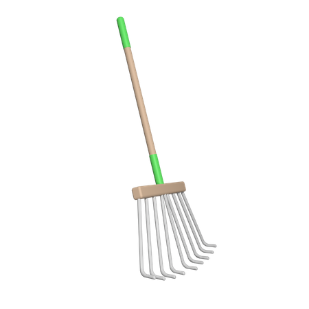 Ancinho da folha  3D Icon