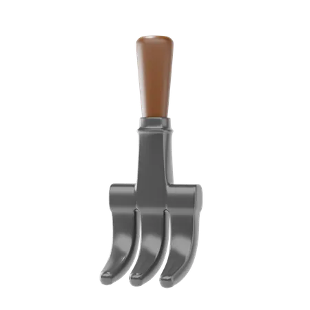Ancinho manual  3D Icon
