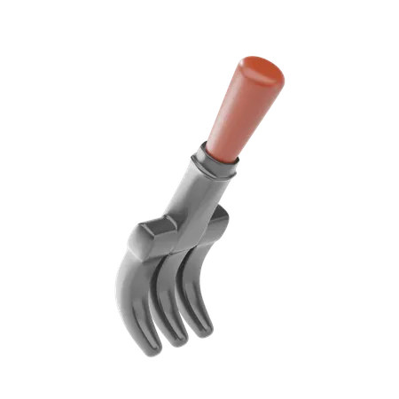 Ancinho manual  3D Icon
