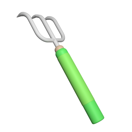 Ancinho manual  3D Icon