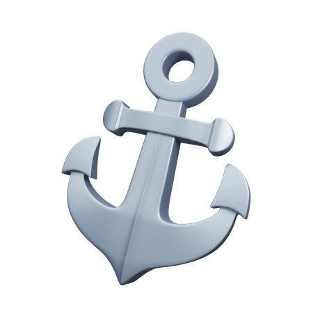 Ancla de barco  3D Icon