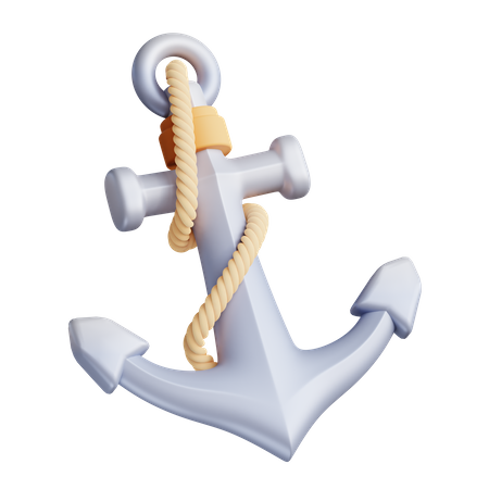Ancla de barco  3D Icon
