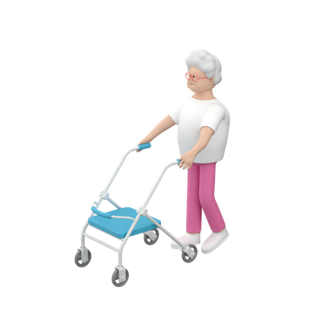 Andador  3D Icon