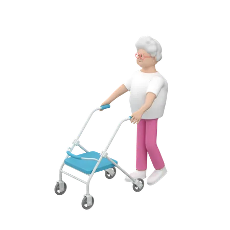 Andador  3D Icon