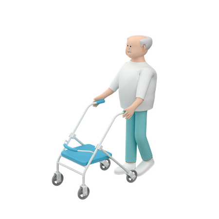 Andador  3D Icon