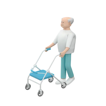 Andador  3D Icon