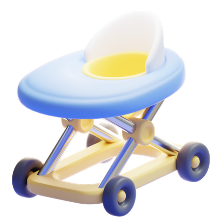 Andador de bebê  3D Icon