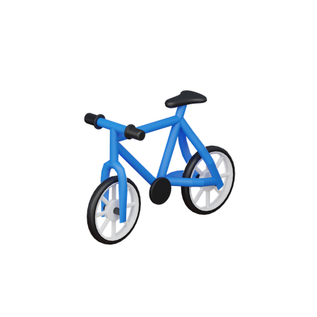 Ir de bicicleta  3D Icon