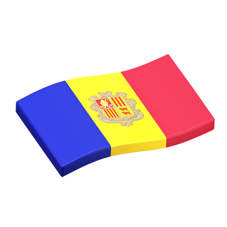 안도라  3D Icon