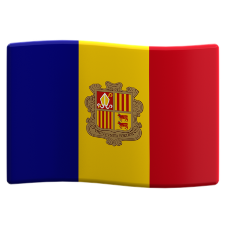 Andorra  3D Icon