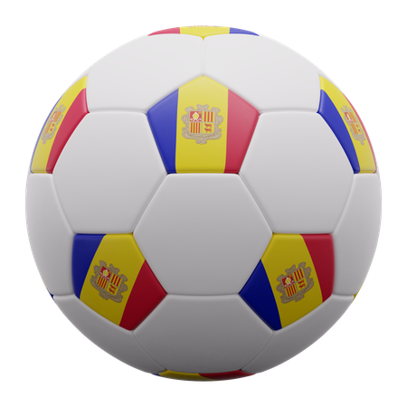 Andorra Ball  3D Icon