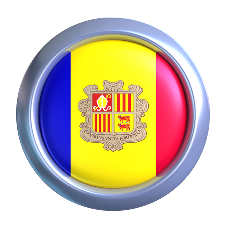 Andorra Emblem  3D Icon