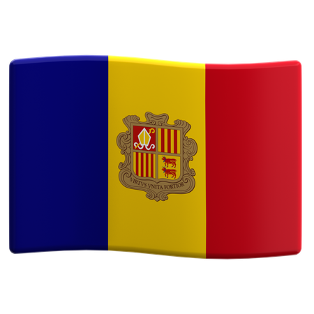 Andorre  3D Icon