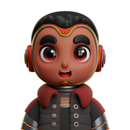 Android Boy  3D Icon