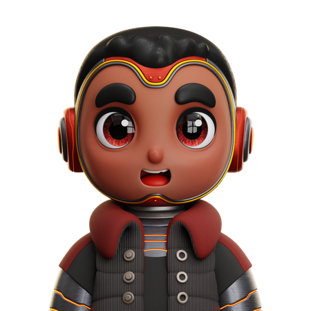 Android Boy  3D Icon