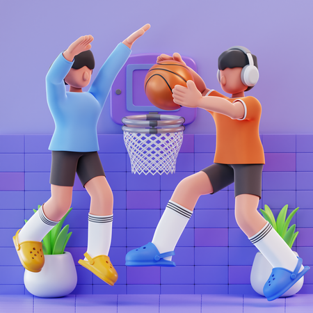 Andy Anie Play Baskets  3D Illustration