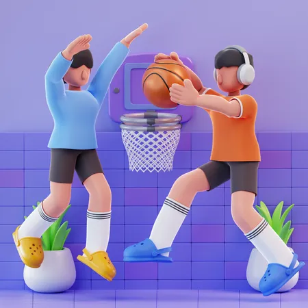 Andy Anie Play Baskets  3D Illustration