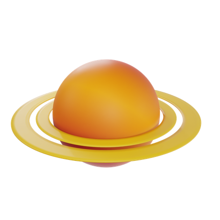 Anéis de Saturno  3D Icon