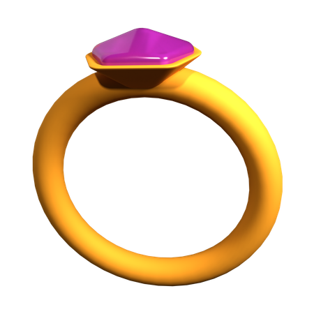 Anel  3D Icon