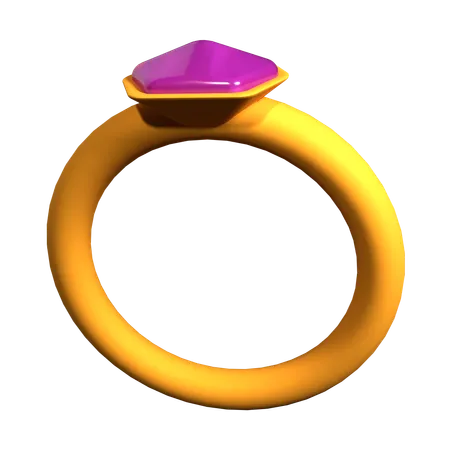 Anel  3D Icon