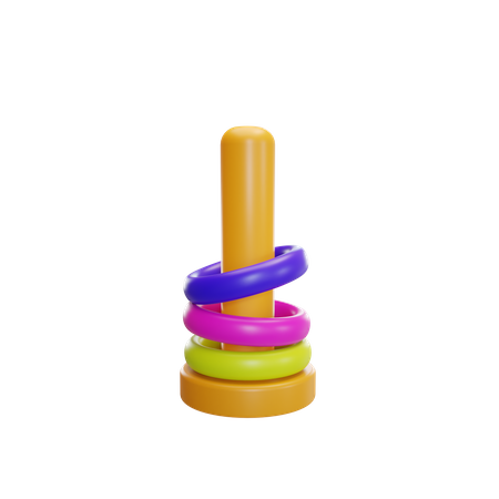 Brinquedos de anel  3D Icon