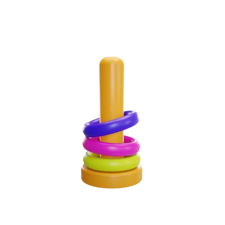 Brinquedos de anel  3D Icon