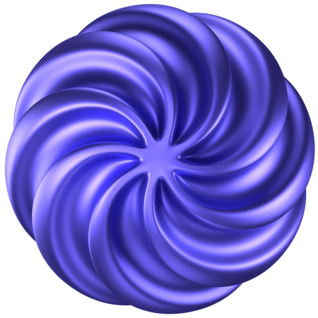 Forma abstrata de anel circular  3D Icon