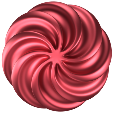 Forma abstrata de anel circular  3D Icon